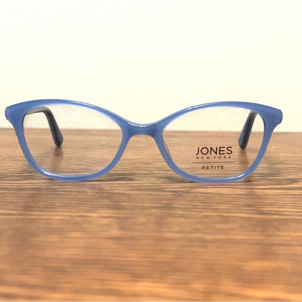 Jones New York Round Full Rim blue Petite Eyeglass Frame J237